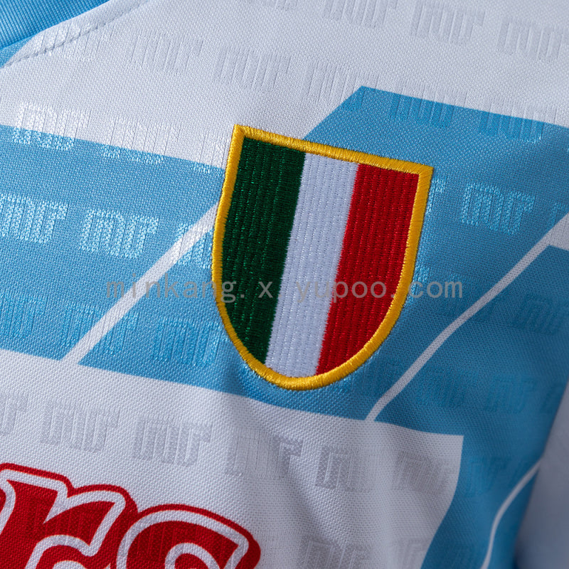 90-91 נאפולי רטרו חולצת חוץ