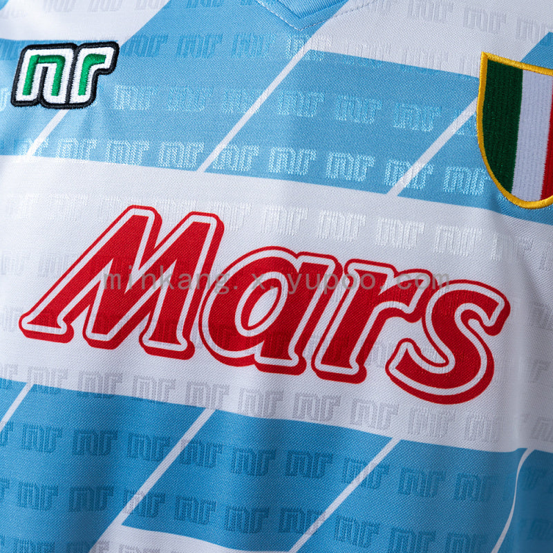 90-91 נאפולי רטרו חולצת חוץ